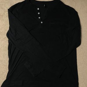 Rvca henley long sleeve